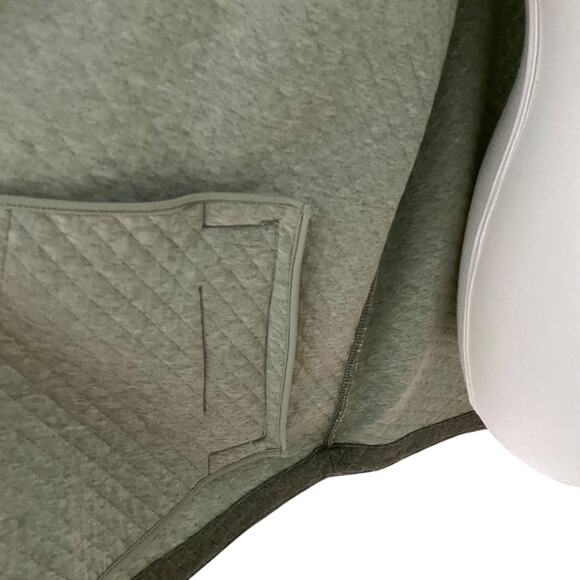 J. Jill Medium Shacket Quilted Jacket Medium Fall Sweater Cozy Staple Sage Comfy - Picture 9 of 13